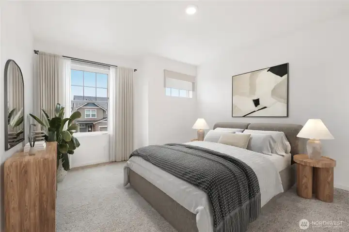 Bedroom #2 - Photos are for representational purposes only, colors, elevation and features may vary.