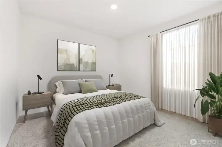 Bedroom #4 - Photos are for representational purposes only, colors, elevation and features may vary.