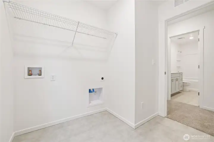 Laundry Room - Photos are for representational purposes only, colors, elevation and features may vary.