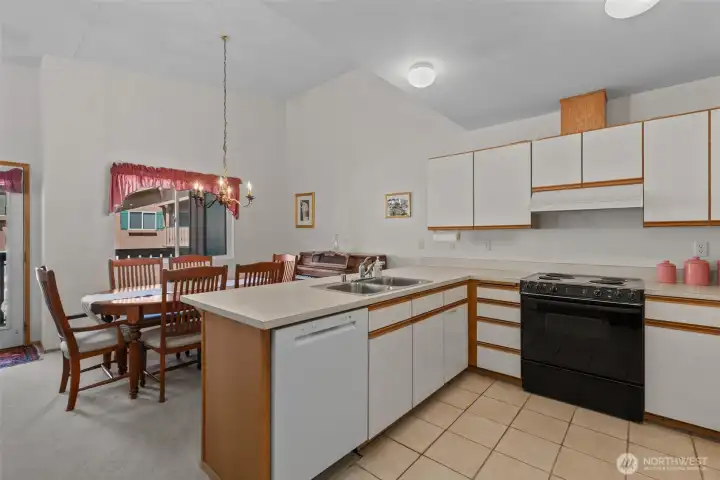Spacious Kitchen, New Dishwasher