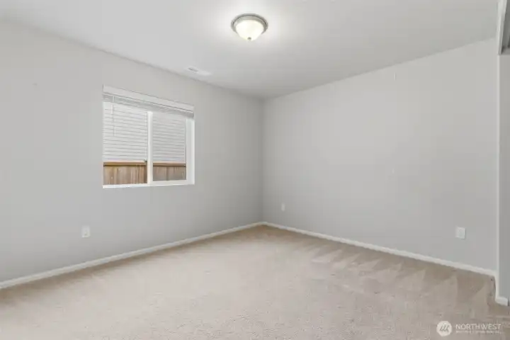 Guest bedroom on main level