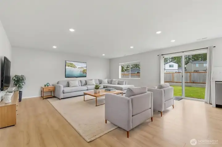 Living Room/Great Room Virtually Staged