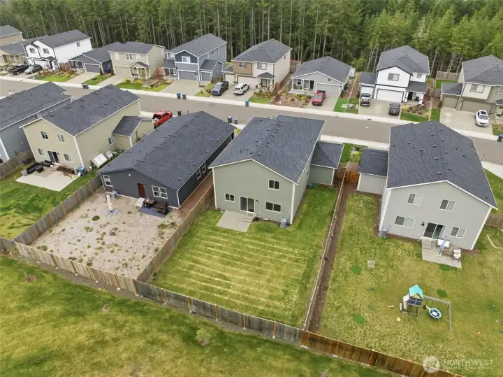 Home is in the middle.