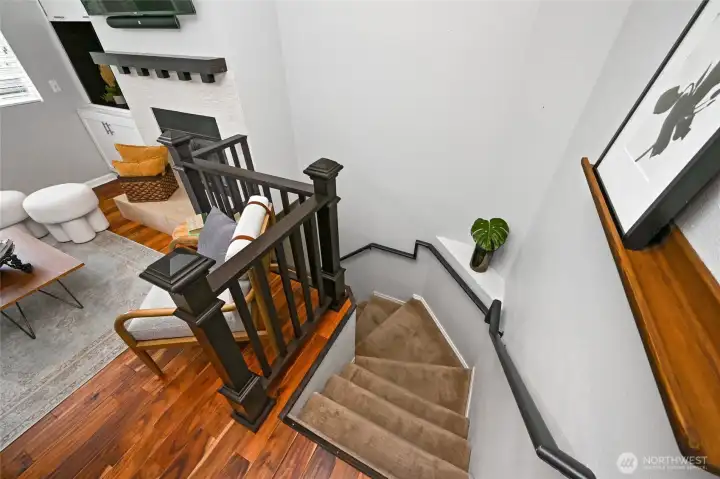 Stylish stair case.