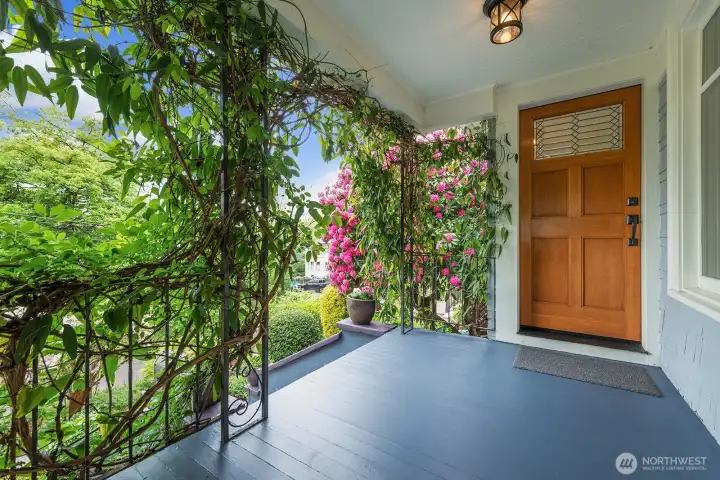 Spacious front porch.