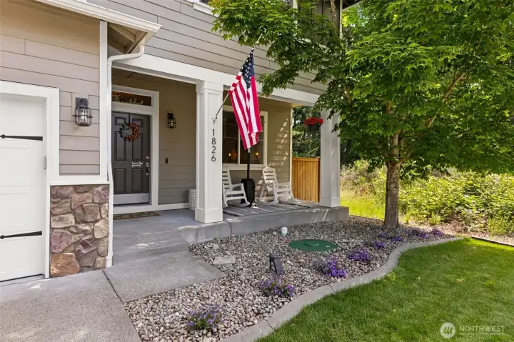 Covered front porch