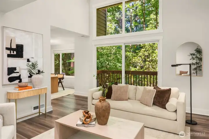 Tons of natural light and privacy!