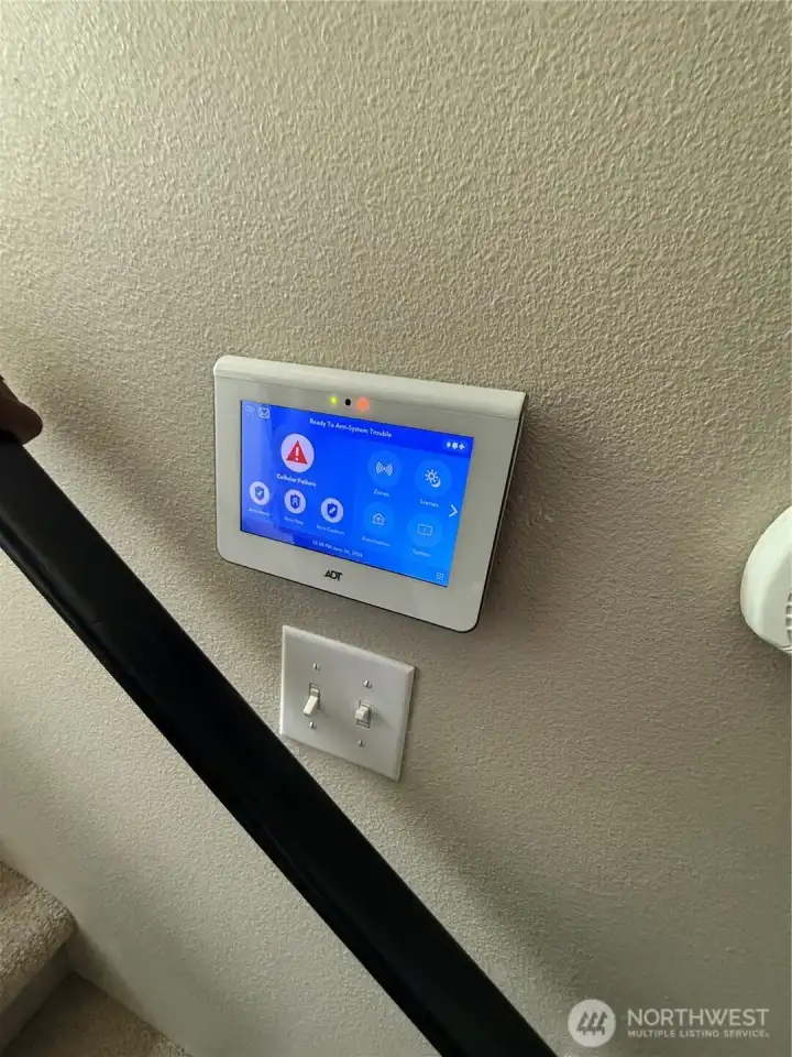full alarm in home owned and transferred to you, no lease.