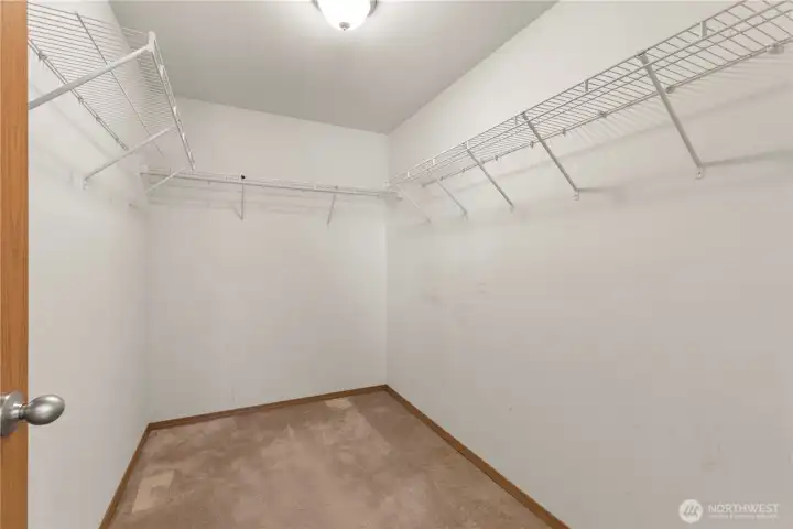 Walk-in Closet in Primary Room