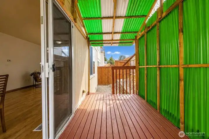Back Deck - Looking left
