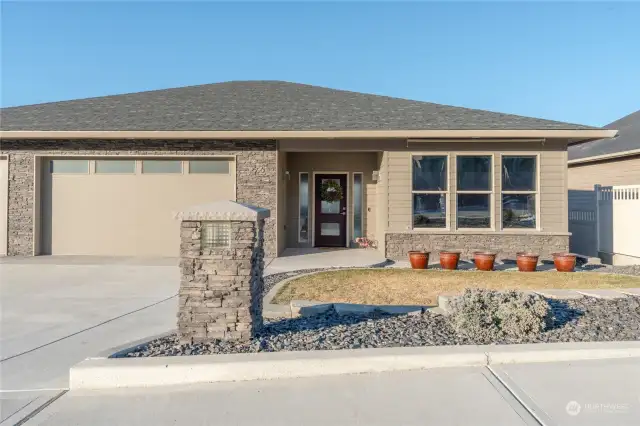 Exterior Entry to main level of home