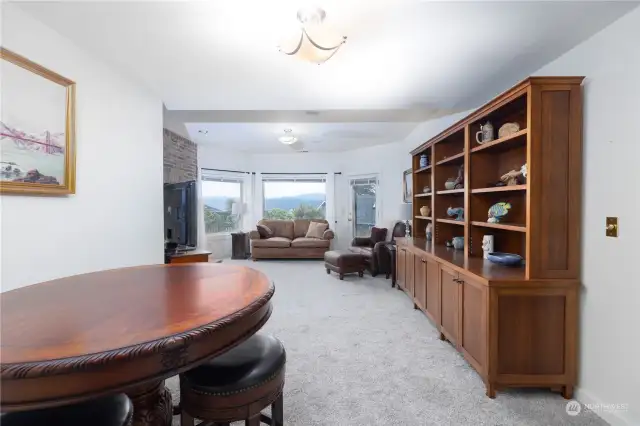 Family room  looking towards the view