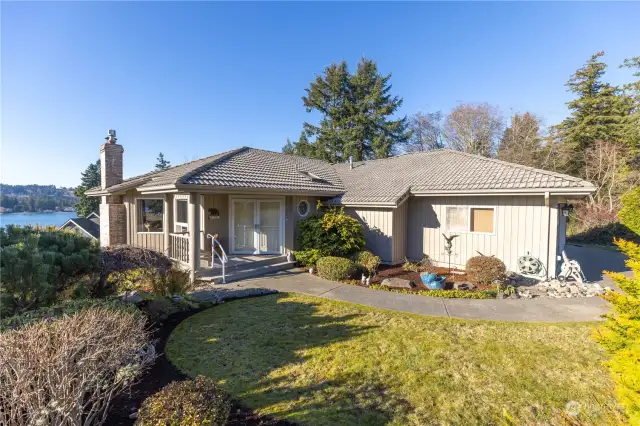 Exceptional well built home with double door entry