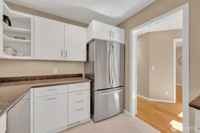 Lots of storage including a deep walk-in pantry around the corner