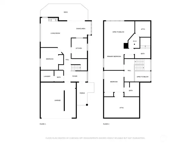 First and second floor