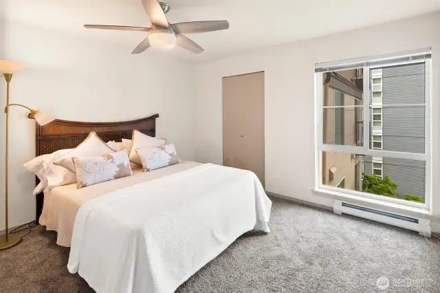 Plenty of room for a king bed with side tables