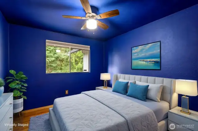 Virtually staged to show an example of how the space could be used.