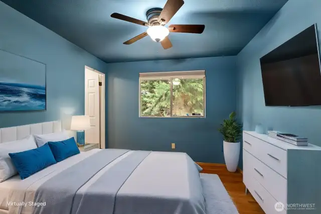 Virtually staged to show an example of how the space could be used.