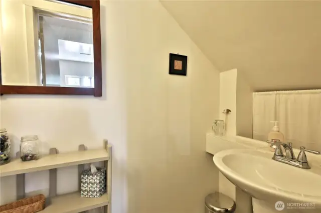1/2 bath -  lower level