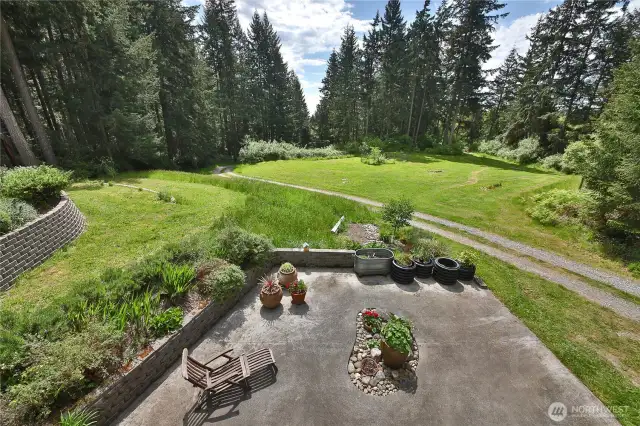 View from deck