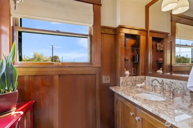 There's a view of the Cascades from that window.