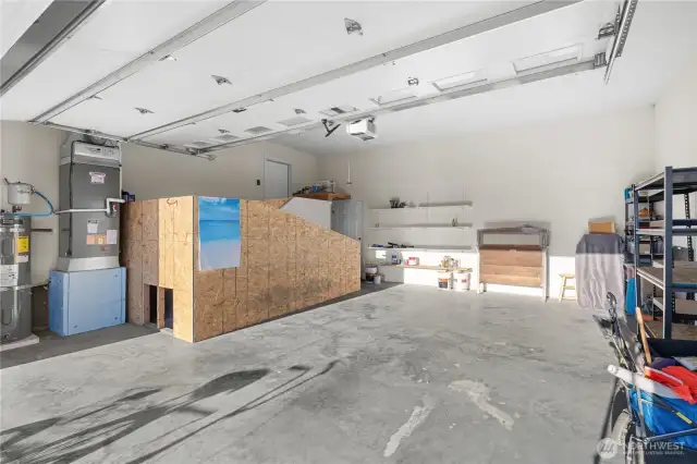 2 Car garage. Ramp can be removed.