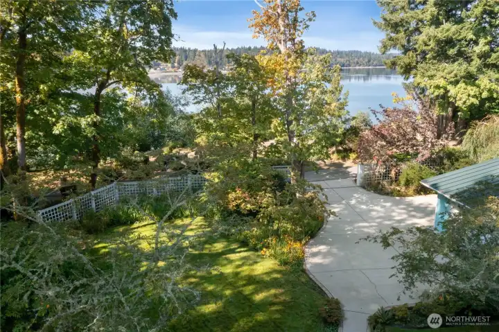 Water views on both sides of home
