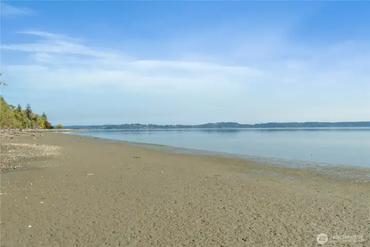 Your very own private sandy beach