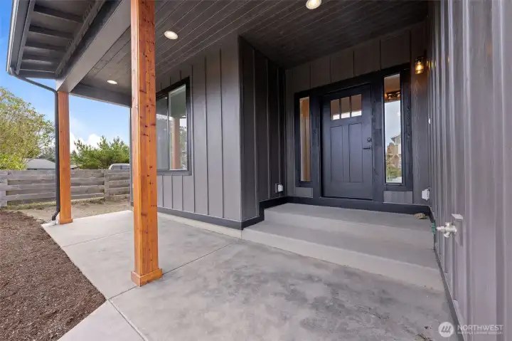 Welcome guests with this spacious front entry.