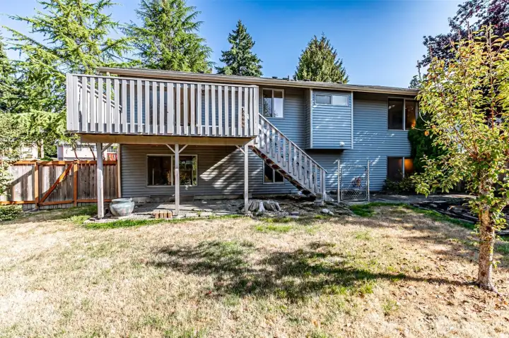 Backyard with Deck