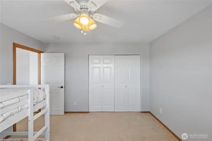 Nice sized closet in bedroom 2.
