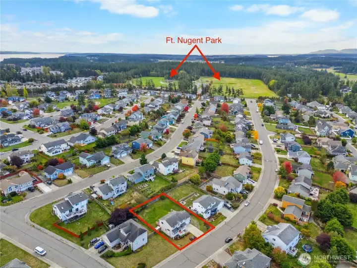 Close proximity to Ft. Nugent Park and play fields, a great place to play, walk, run outdoors.