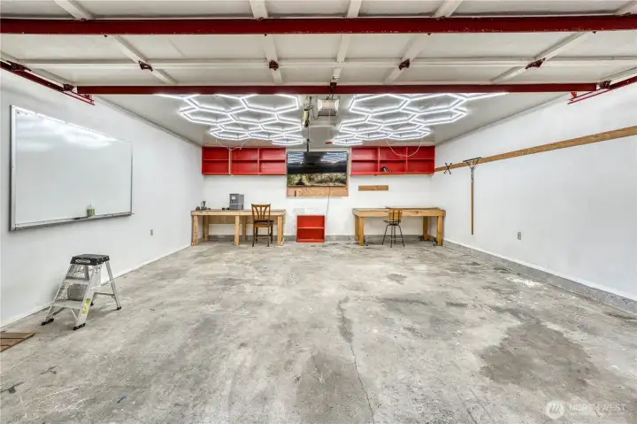 Oversized garage 840Sq ft.