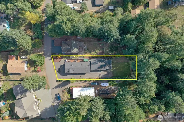 property has a legal access to the hood canal shoreline. Maintained path to the beach is right down the street.