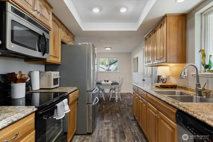 Entering kitchen from entry way.