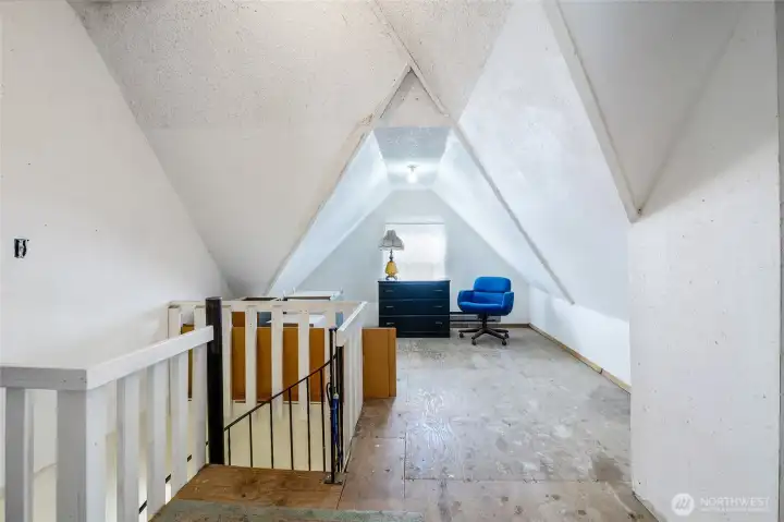 Lots of space upstairs too! Bonus area.