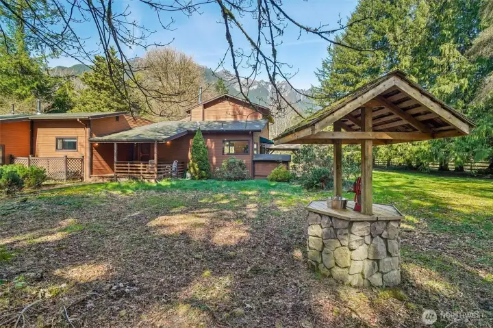 Exterior view of home with surrounding open space