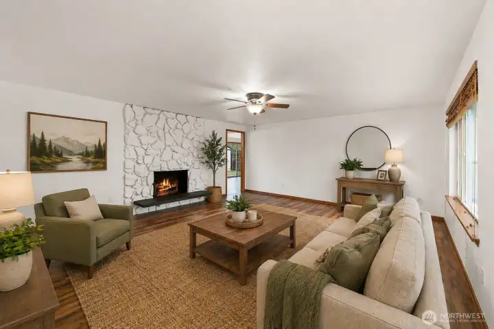 virtual stage front room