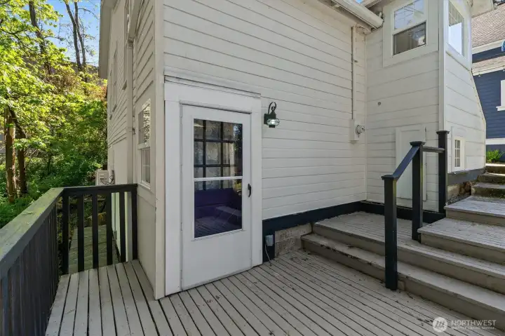 Back Deck and Storage
