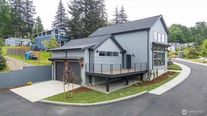 This well appointed new construction house has many custom features and a large 2 car garage This well appointed new construction house has many custom features and a large 2 car garage