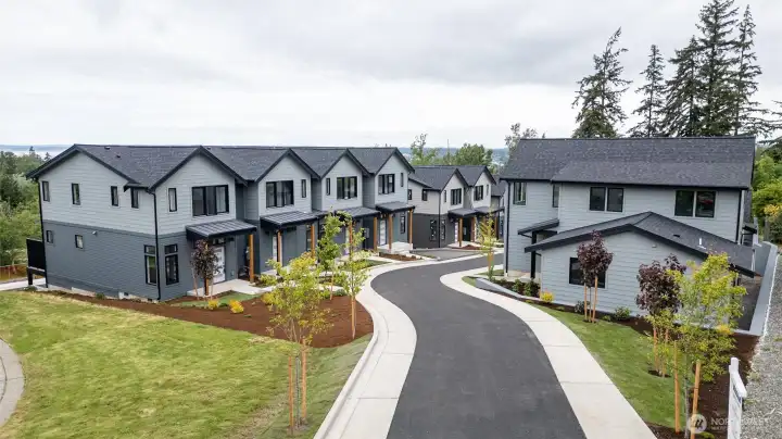 Divine Lane is a private lane of new construction homes in the Puget neighborhood Divine Lane is a private lane of new construction homes in the Puget neighborhood