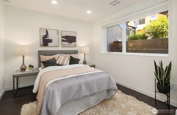Bedroom 3 on lower level.