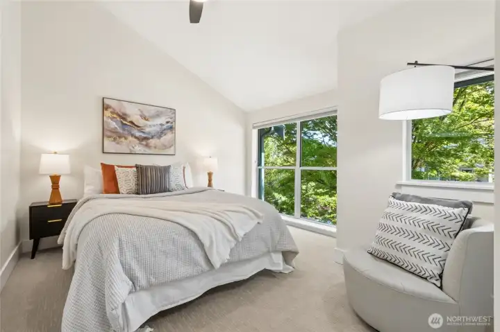 Second bedroom, top level.