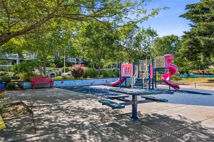 Neighborhood playground! One of many.