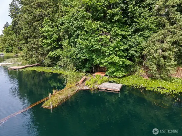 More views of dock at Ward Lake