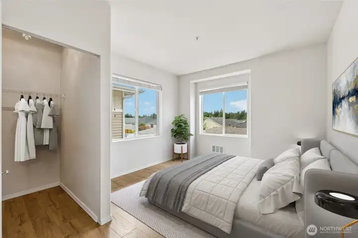 Bedroom - Virtually Staged