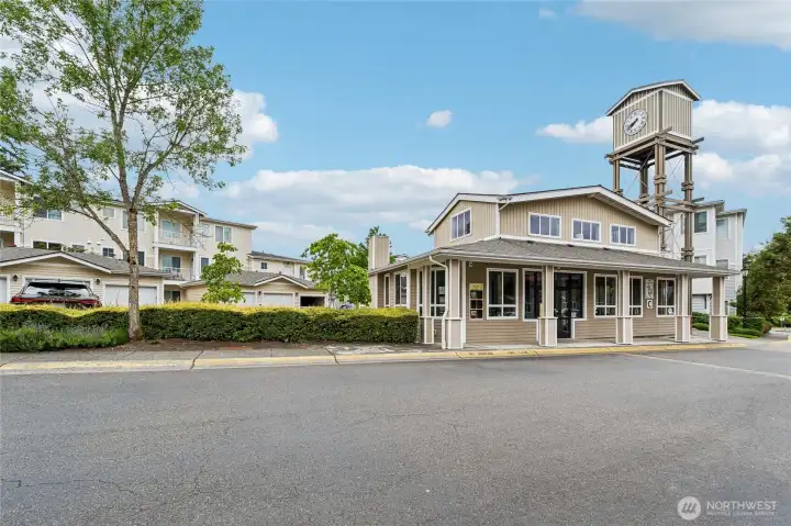 Aviara Condominiums includes a clubhouse for residents to enjoy