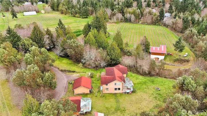 Sailor Vineyard residence, guest house, winery and vineyards