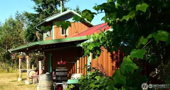 View of upper winery