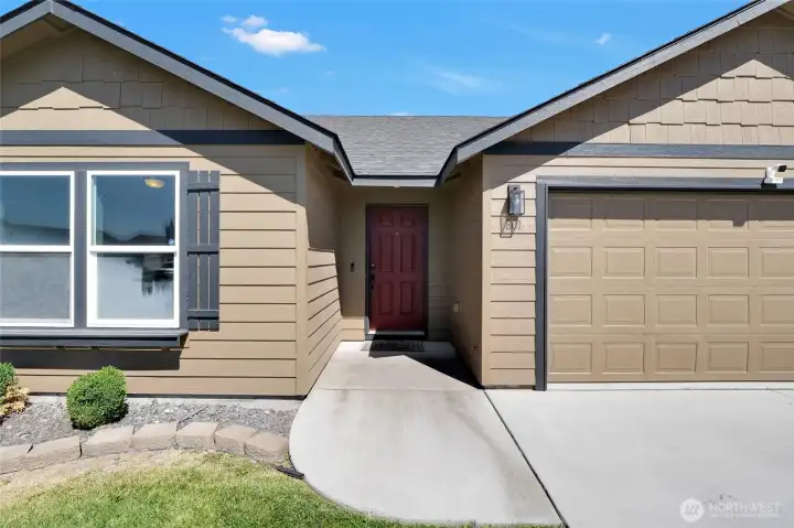 Low-maintenance exterior designed for easy living.